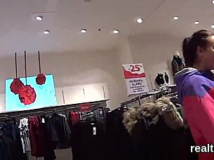 hey this stellar czech sweetie got seduced in the hypermarket and poked hard in pov 😏