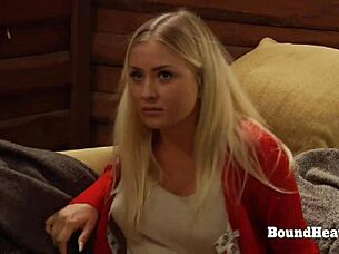 Tight Lesbian Slaves Pose Naked For Dominant Madame. They Endure Bondage And Fingering In Bdsm Scene.