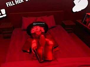 Stretching Out This Femboy with Intense Shemale Cock Action and Rough Sex