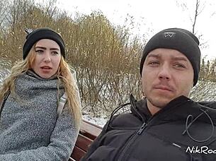 Fucked B Bella Mur for Cash in Russian Pickup First Time