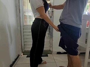 My neighbor always sends her young Latina friend over to ask for eggs 😉 but we end up banging hard