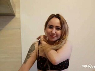 Fucked B Bella Mur for Cash in Russian Pickup First Time