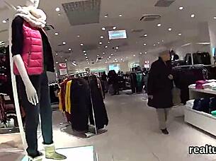 hey this stellar czech sweetie got seduced in the hypermarket and poked hard in pov 😏