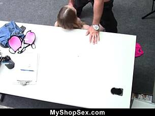 I feel so bad for lying, but the officer pounds me hard anyway!