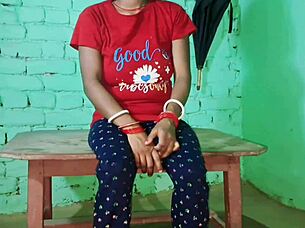 Plump sexy indian wife plays with pussy as anniversary gift on country ranch