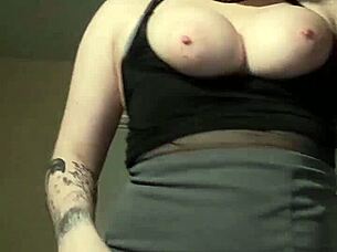 Chubby Amateur With Big Natural Tits Squirts From Dildo And Vibrator Pussy Play Orgasms