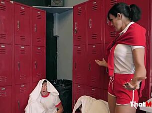 Milf teacher Penny Barber discovers her perverted students in a taboo classroom encounter. They engage in intense sessions that leave everyone amazed and moaning.