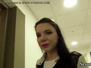 German Scout Picks Up Hairy Teen 18+ Tata Lilashi For Outdoor Fuck!