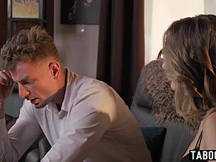 in this passionate narrative, russian anal lover amalia davis used her big tits and deepthroat skills to distract her workaholic boyfriend before intense fucking and creampie