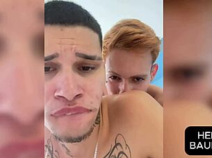 Neighbor's cock makes Brazilian twink moan wildly!