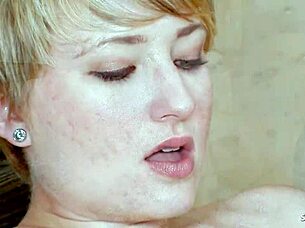 Hairy blonde mature wife gets picked up for cheating sex, riding cowgirl then bent over doggystyle with cum on her bushy pussy.