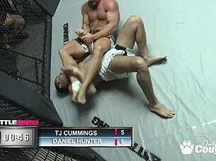 Who gets to fuck Amy Brooke's tight butthole first in this anal fight?