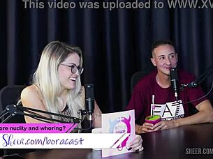 Compilados da Caroleta Roots no Bora Cast com Bruna Carlos - Parte 1, watch on Sheer Red! 🔥📹