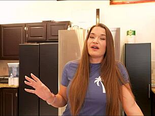 Curvy mature housewife Kendra Heart explores passionate breeding fantasies in a taboo roleplay scenario.