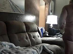 Old Pregnant Woman Takes Creampie