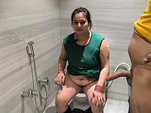 Fuck in shower with this chubby Asian housewife fisting and deepthroating my monster cock until orgasm 😏