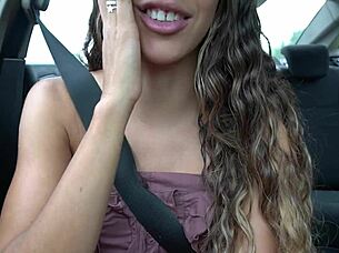 Jerk off instructions with milf swallowing cum in mouth on Valentine's Day