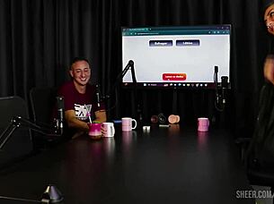 Compilados da Caroleta Roots no Bora Cast com Bruna Carlos - Parte 1, watch on Sheer Red! 🔥📹