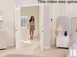 Gal Ritchie sets up a petite anal surprise for her neighbor Charlie! 🍑