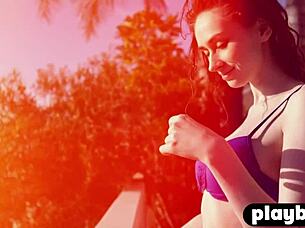 Petite All Natural Yana West Posed Naked And Hot Babe Exposed Amazing Body Outdoors