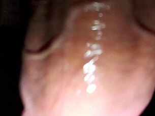 amateur sends a solo video getting all wet during intense masturbation