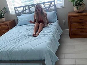 Intense Fantasy as Horny Latina Luna Luxe Rides Cowgirl and Takes Creampie Doggystyle!