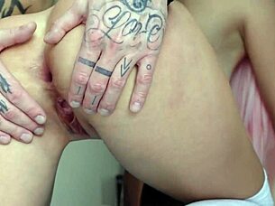 No not in there please it's my first time