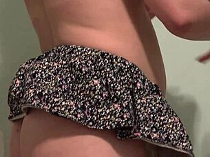 Why Not Watch A Plump Mature Brunette In Nylon Pantyhose Under Short Skirt Fuck Her Hairy Asshole With Various Anal Toys In Homemade Fetish Insertion?