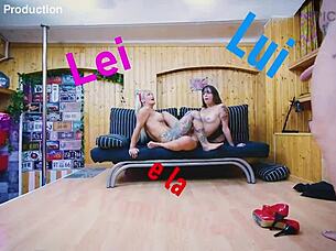 Hey, wanna join this lustful threesome with Silvia Soprano and busty Mary Rider swapping cum in ass-to-mouth action?