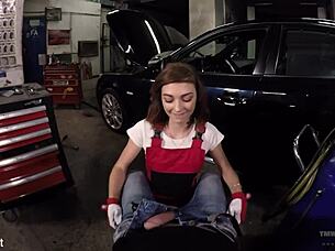 i uh... love how tera link as a hot brunette mechanic offers extra blowjob services in the car, ya know?