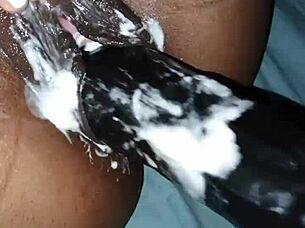 Consolo 22 cm huge insertion for tall husband pleasure.