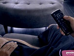 izzy lush gets into squirting orgasm with stepbrother in anal doggystyle fucking