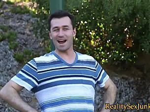 Real Wam Whore Gets Facialized In Intense 3some With Deepthroat And Anal Action