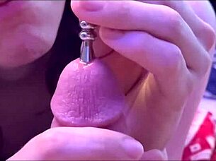 Hey, wanna see this extreme sounding with tons of pre cum and cock rubbing?