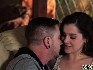 brunette teen pornstar babe gets fingered to cumshot in high definition hardcore masturbation scene