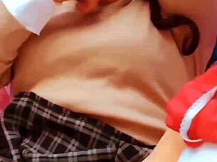 Mexican babe loses virginity in tight anal creampie pounding with amateur cutie screaming in outdoor public fetish action