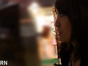 Sexy Japanese girl enjoys wet cowgirl ride and creampie in Tokyo bedroom