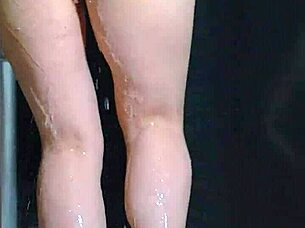 College babes enjoy soapy shower with big ass bouncing fun