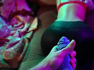 casual compilation shows brazilian couple enjoying clothed cumshots through pants in romantic moments