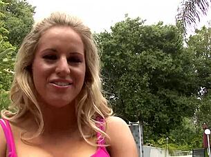 Uh, I can't get enough of Cassidy Blue's wild ride on that big black cock, screaming through wet pussy pounding and anal creampie addiction.