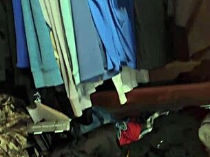 oh man my wet pussy gettin foot fucked like crazy oops