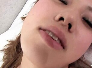 shy japanese teen seduces for first time creampie in uncensored jav