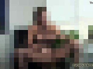 Wife Rides Stranger's Cock in Cuckold Femdom Scene