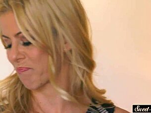 Inked babe rides hard cock in taboo fantasy roleplay. She bends over in heels for cowgirl pounding in erotic storyline.