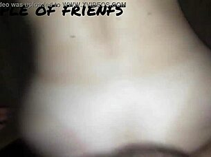 Horny amateur couple enjoys intense anal fucking with hot blonde wife on sofa