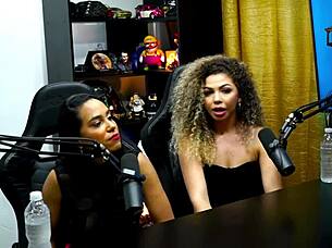 elas se beijaram no meio do podcast o ruan ficou sem palavras com daniely patricia red