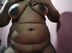 Why does this Desi Indian girlfriend with big natural tits crave homemade sex so badly right now?