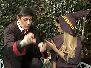 Horny Euro Gangbang Orgy with Hot Babes in Costumes Getting Clothes Ripped for Passionate Fucking and Dripping Wet Pussy Banging. Lucky Man Joins the Wild Mature Action!