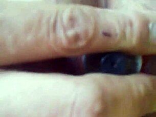 Toying solo with anal toys for intense masturbation pleasure.