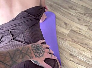 Oh babe from yoga class, she gets penetrated in pov, like real quickie style.